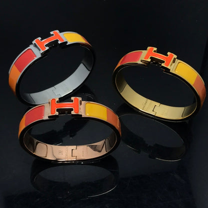 [OAK JURI]H BRACELET ORANGE RAINBOW CERAMIC