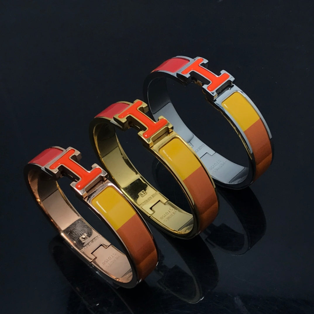 [OAK JURI]H BRACELET ORANGE RAINBOW CERAMIC