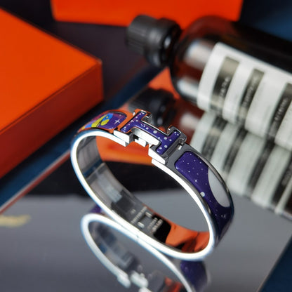 [OAK JURI]H STAR AND MOON BRACELET 12MM