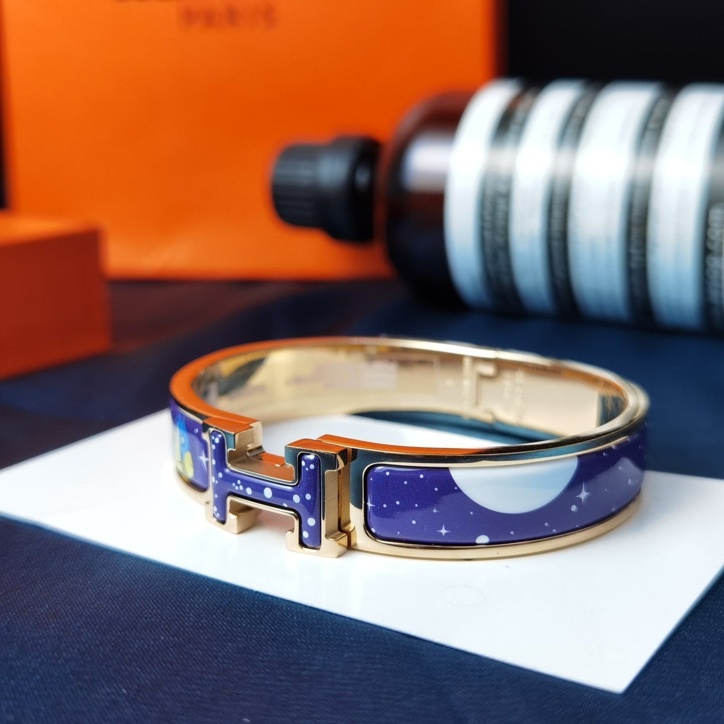 [OAK JURI]H STAR AND MOON BRACELET 12MM