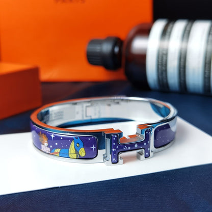 [OAK JURI]H STAR AND MOON BRACELET 12MM