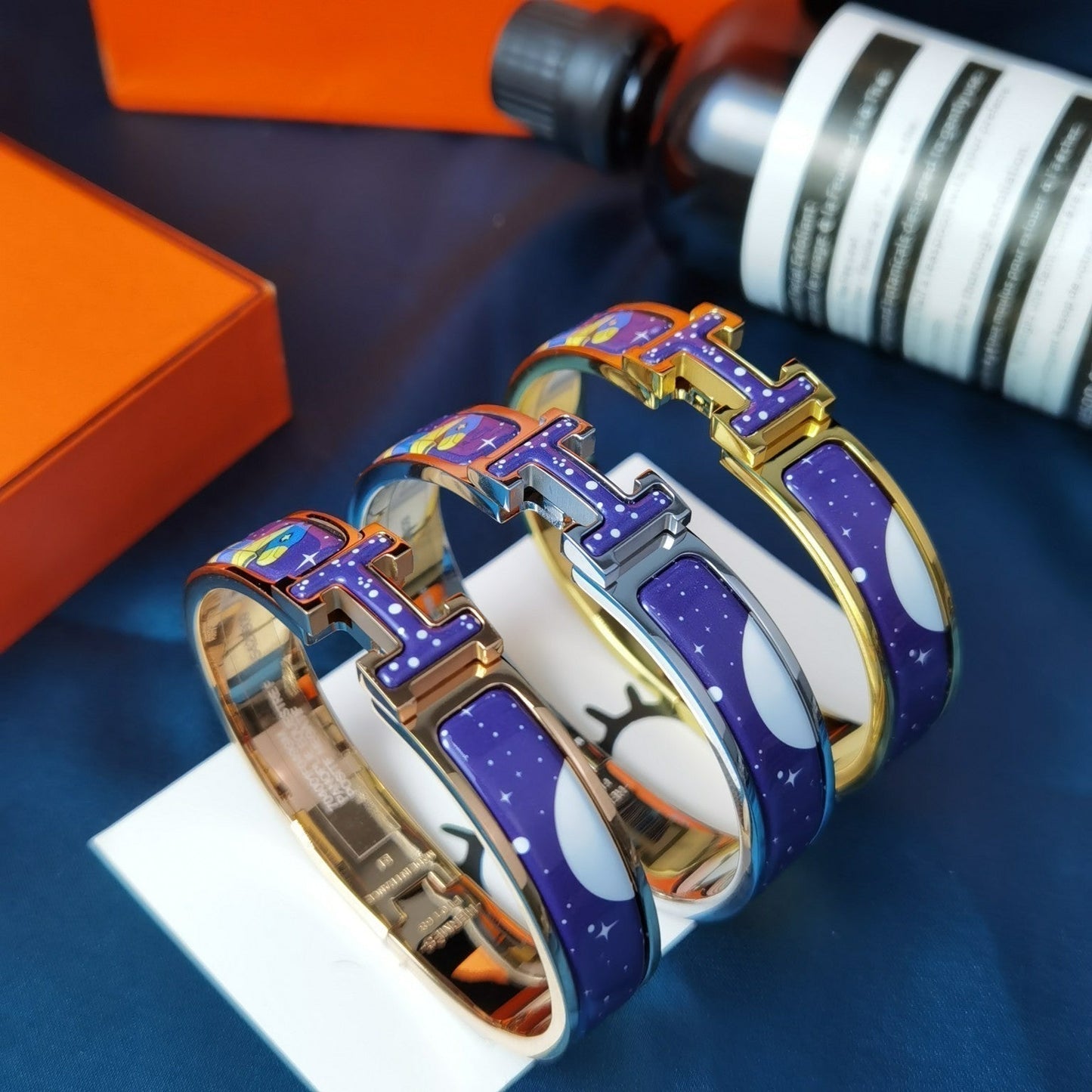 [OAK JURI]H STAR AND MOON BRACELET 12MM