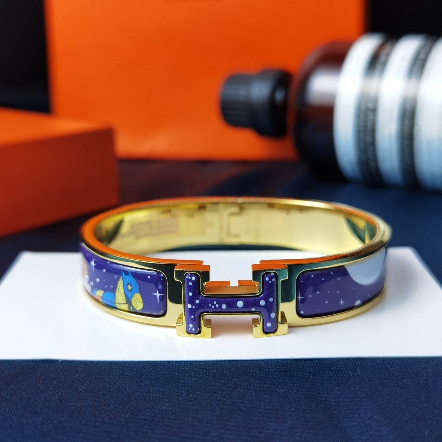 [OAK JURI]H STAR AND MOON BRACELET 12MM