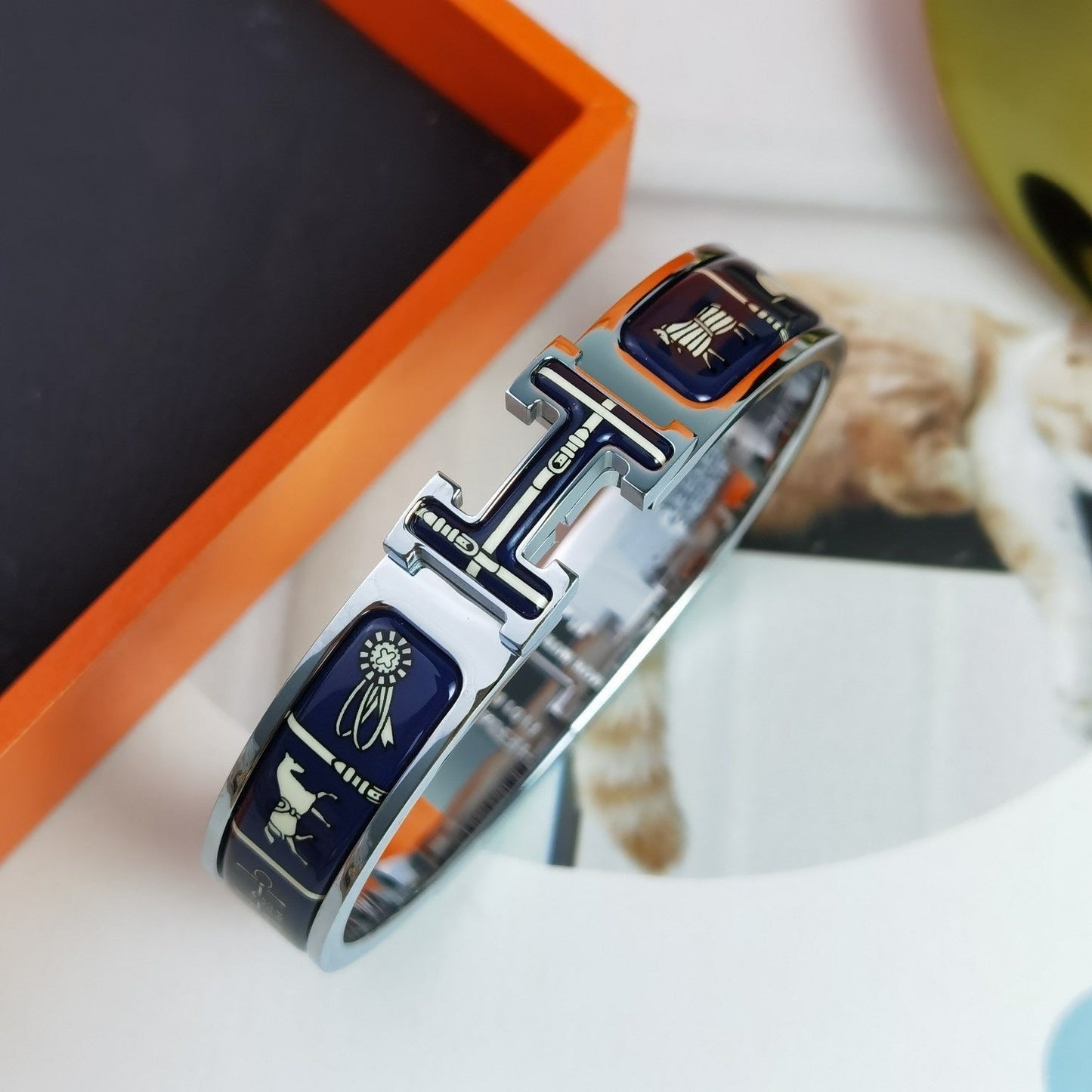 [OAK JURI]H COUVERTURES DARK BLUE BRACELET