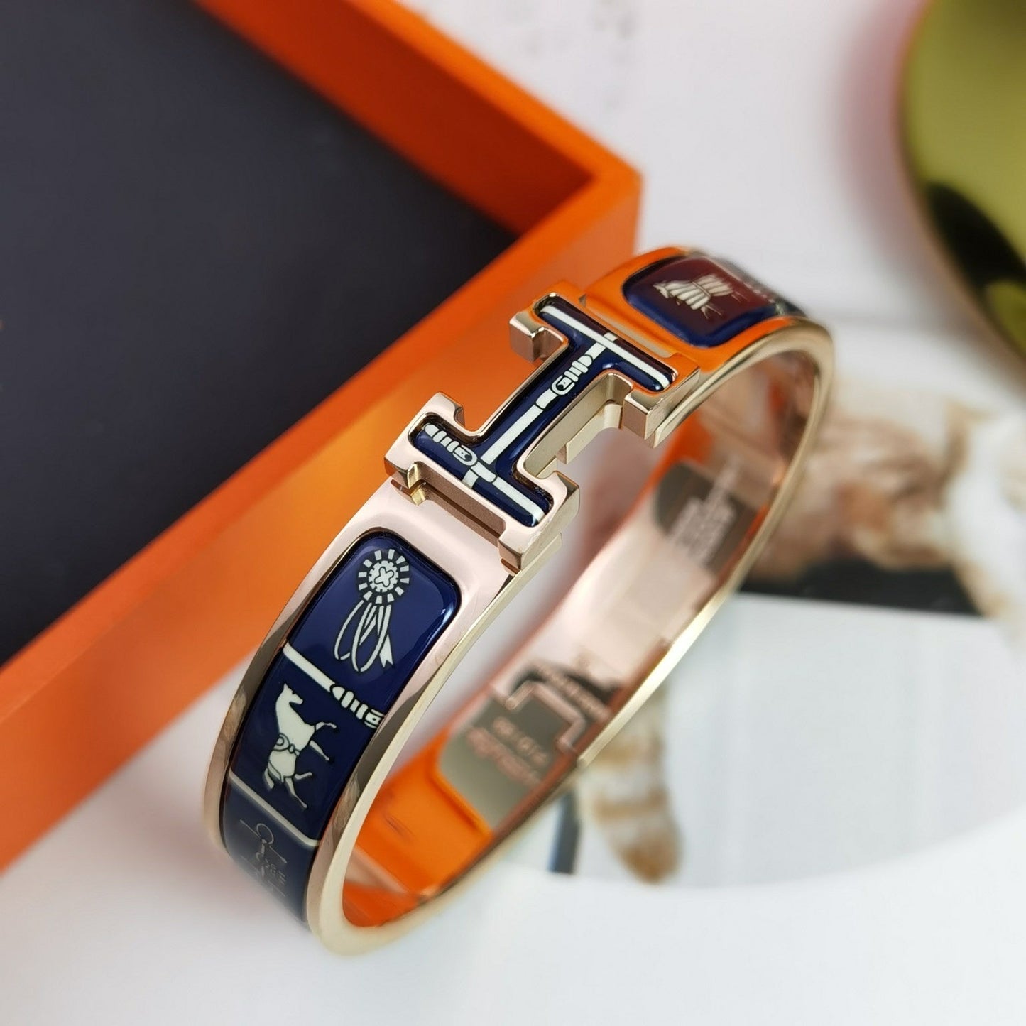 [OAK JURI]H COUVERTURES DARK BLUE BRACELET