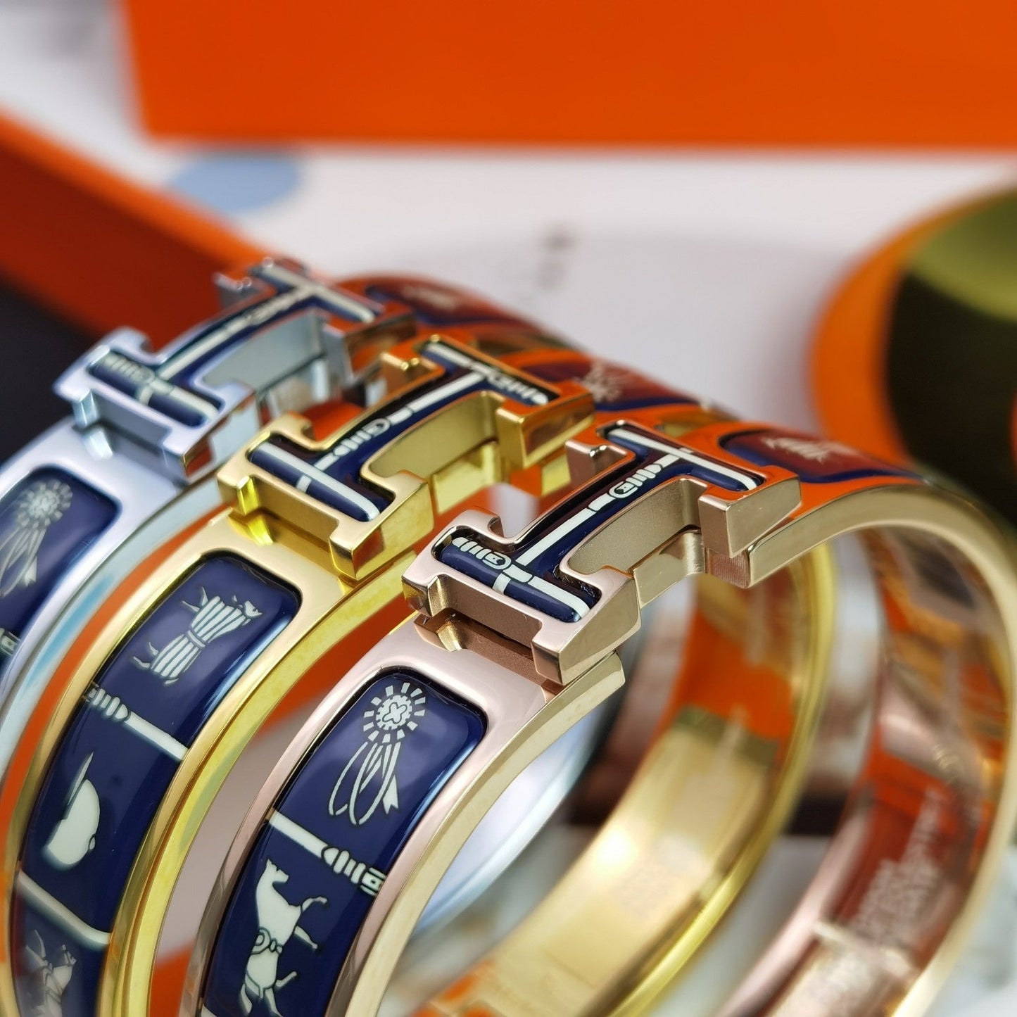 [OAK JURI]H COUVERTURES DARK BLUE BRACELET