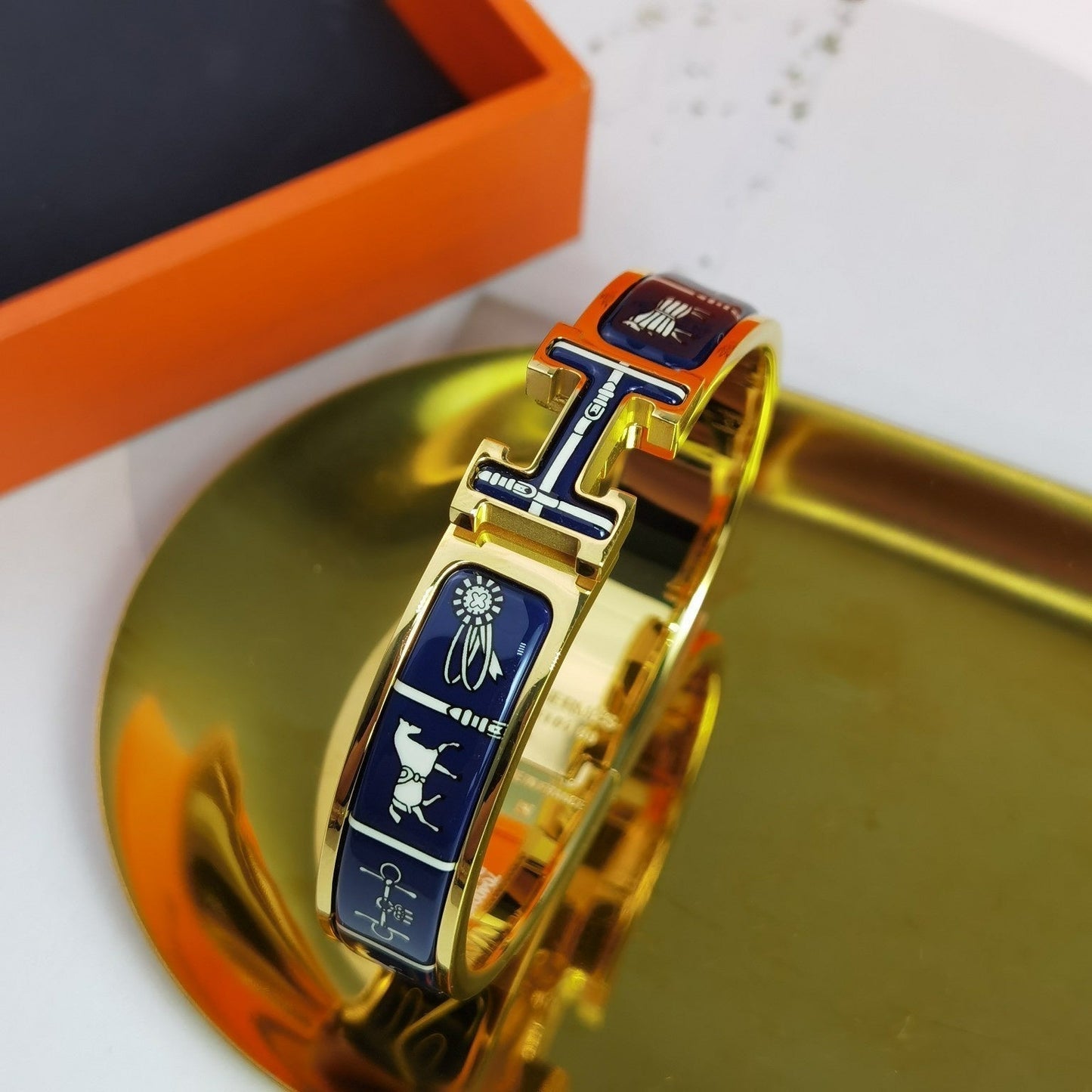 [OAK JURI]H COUVERTURES DARK BLUE BRACELET