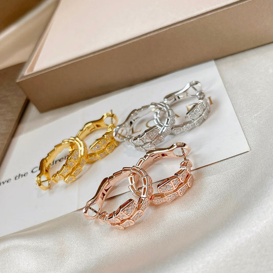 [OAK JURI]SERPENTI EARRINGS DIAMOND