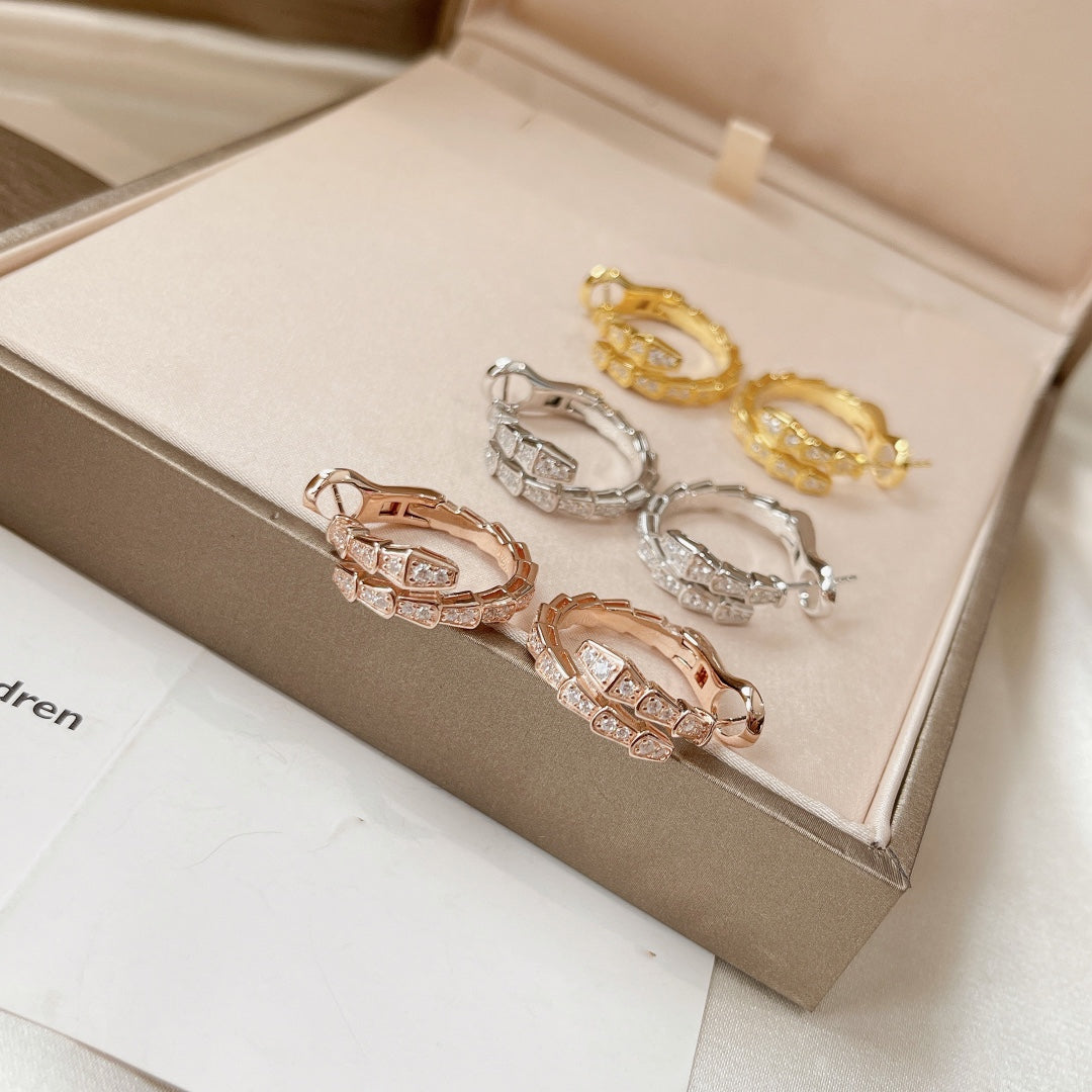 [OAK JURI]SERPENTI EARRINGS DIAMOND