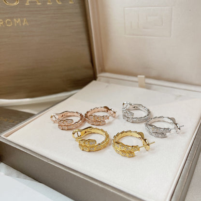 [OAK JURI]SERPENTI EARRINGS DIAMOND