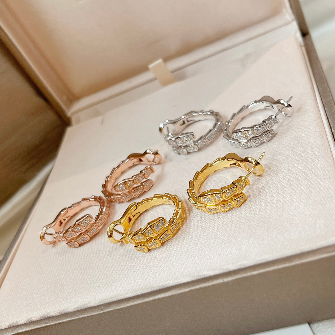 [OAK JURI]SERPENTI EARRINGS DIAMOND