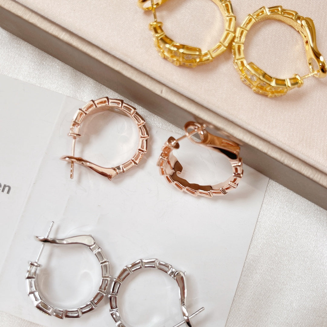 [OAK JURI]SERPENTI EARRINGS DIAMOND