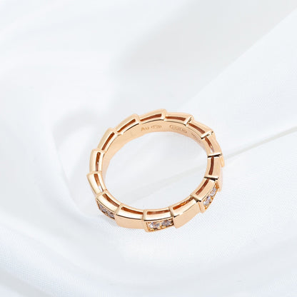 [OAK JURI]SERPENTI RING PINK GOLD  3MM