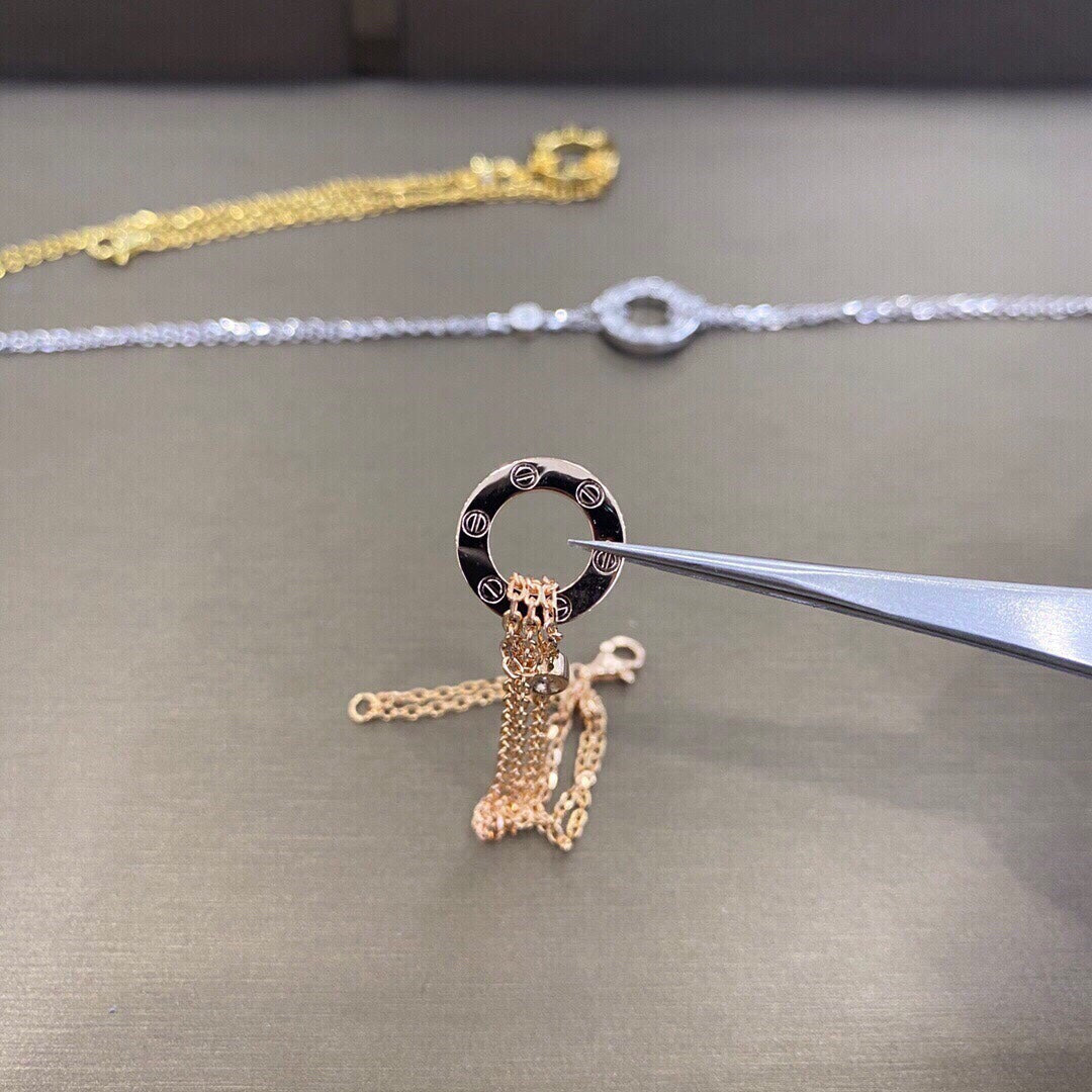 [OAK JURI]LOVE BRACELET 2 DIAMOND