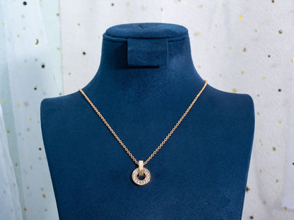 [OAK JURI]GARI NECKLACE PINK GOLD DIAMOND