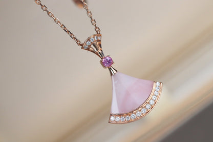 [OAK JURI]DREAM NECKLACE PINK MOP DIAMOND