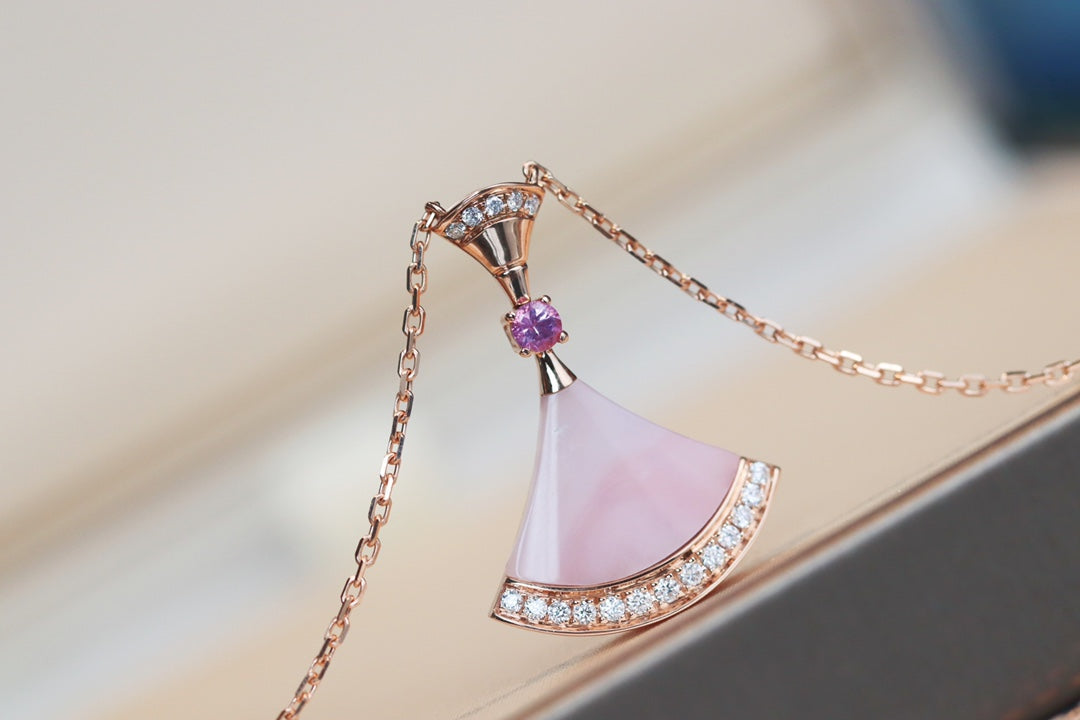 [OAK JURI]DREAM NECKLACE PINK MOP DIAMOND