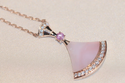 [OAK JURI]DREAM NECKLACE PINK MOP DIAMOND