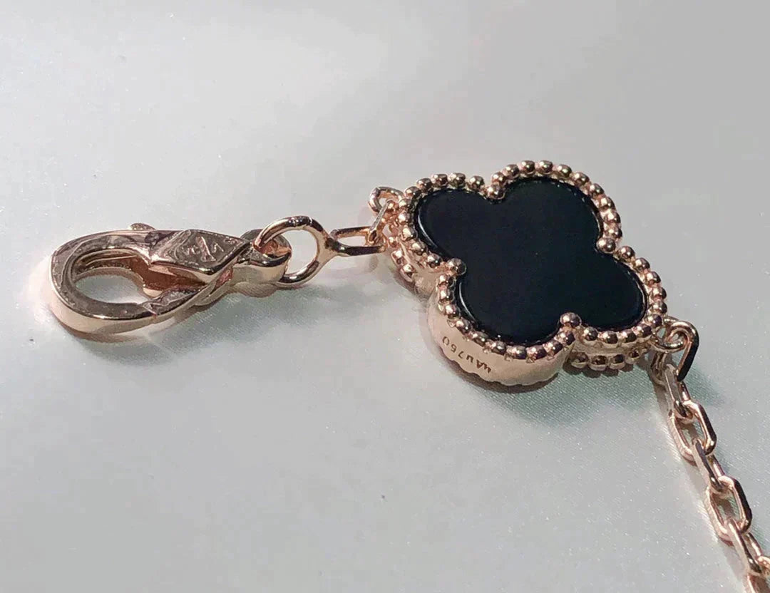 [OAK JURI]CLOVER 5 MOTIFS MULTICOLOR BRACELET