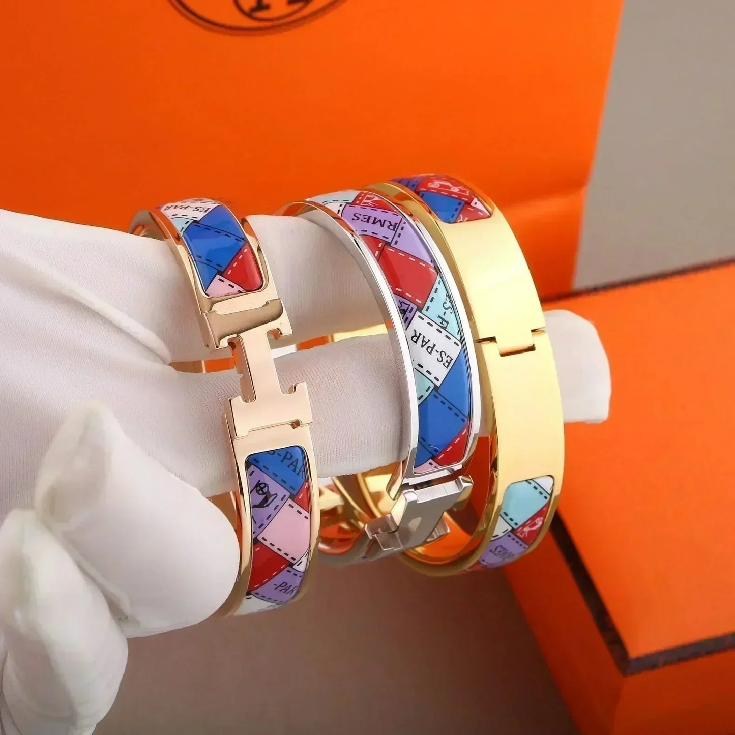 [OAK JURI]H BRACELET DOTTED BORDER 12MM