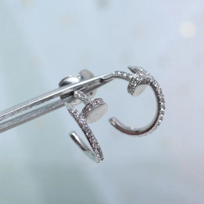 [OAK JURI]JUSTE FULL DIAMOND SMALL EARRINGS