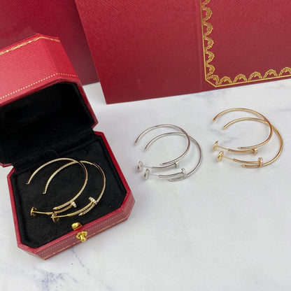 [OAK JURI]JUSTE EARRINGS FULL DIAMONDS 1.8MM