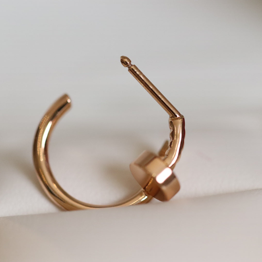 [OAK JURI]JUSTE EARRINGS PINK GOLD