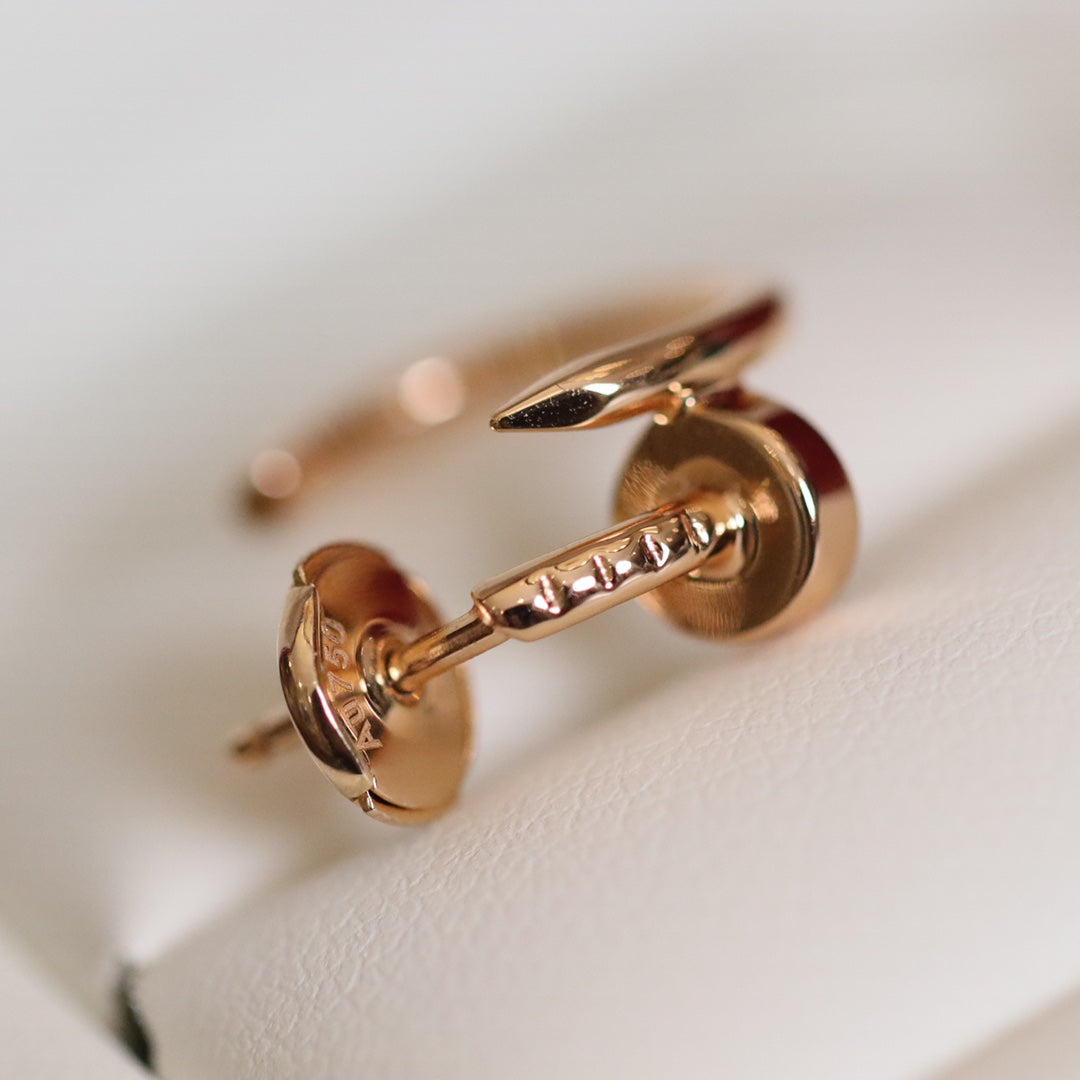 [OAK JURI]JUSTE EARRINGS PINK GOLD