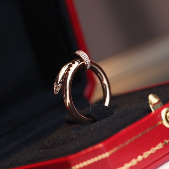 [OAK JURI]JUSTE RING 2.65MM PINK GOLD DIAMOND