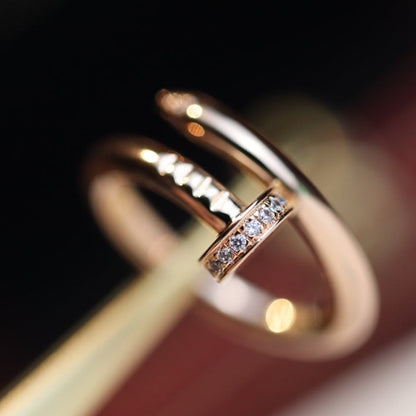 [OAK JURI]JUSTE RING 2.65MM PINK GOLD DIAMOND