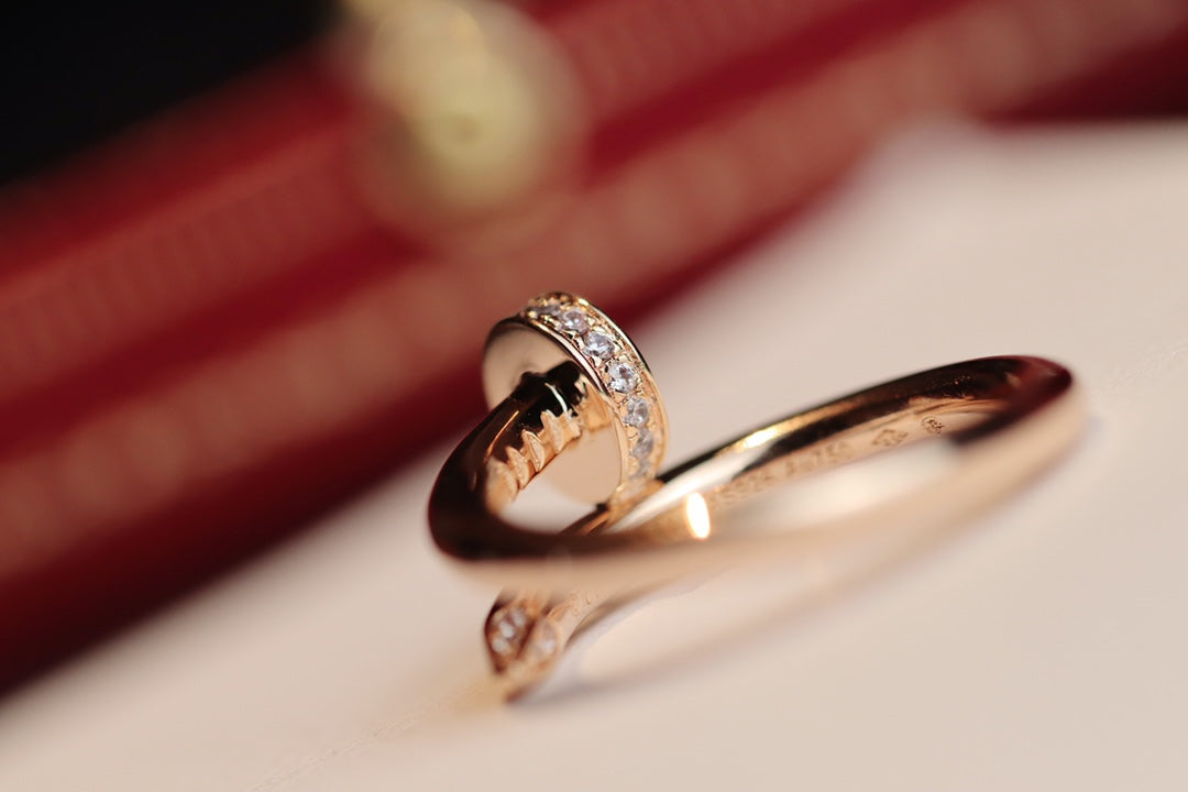 [OAK JURI]JUSTE RING 2.65MM PINK GOLD DIAMOND