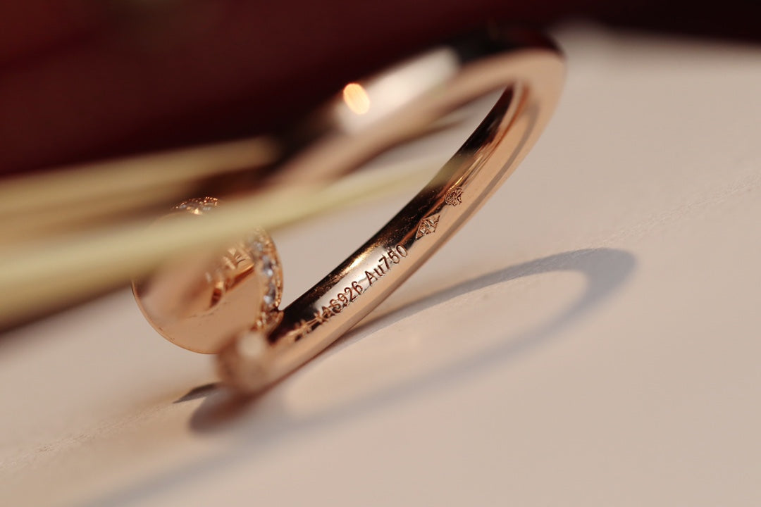 [OAK JURI]JUSTE RING 2.65MM PINK GOLD DIAMOND