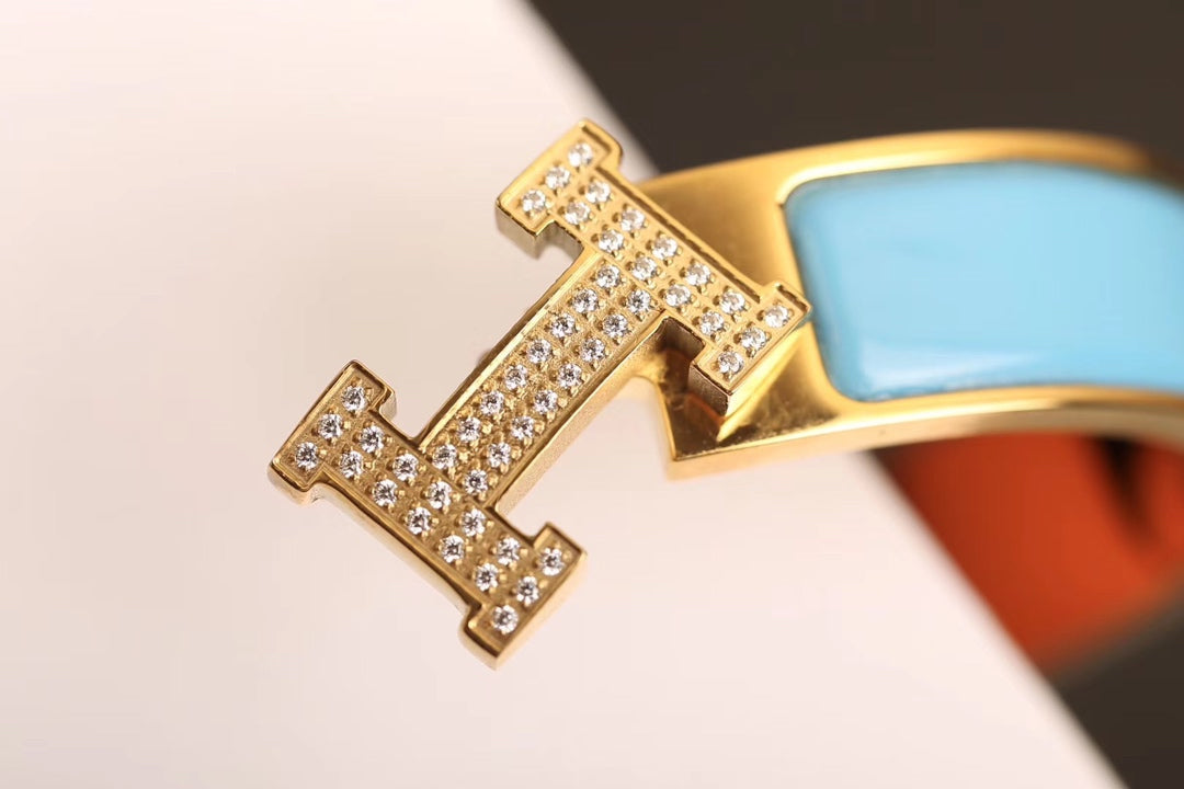 [OAK JURI]H CLOUD BLUE BRACELET GOLD DIAMOND