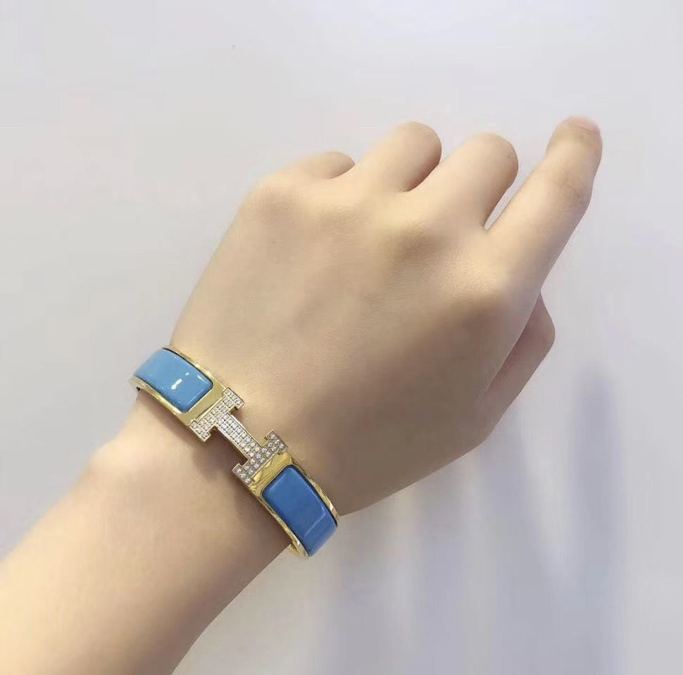 [OAK JURI]H CLOUD BLUE BRACELET GOLD DIAMOND
