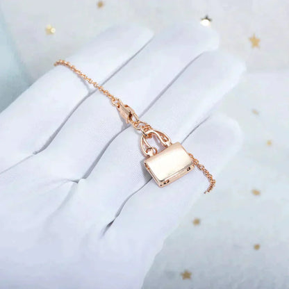 [OAK JURI]AMULETTE PEDANT ROSE GOLD NECKLACE