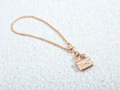 [OAK JURI]AMULETTE PEDANT ROSE GOLD NECKLACE