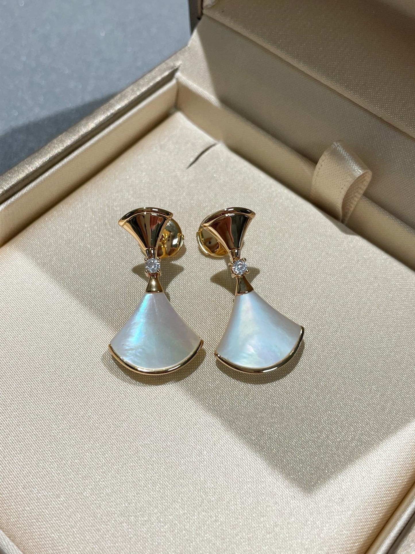 [OAK JURI]DREAM MOP 1 DIAMOND EARRINGS