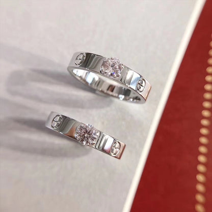 [OAK JURI]LOVE RING 3.6MM 1 BIG DIAMOND