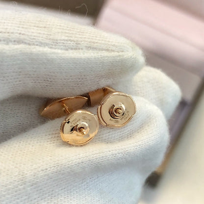 [OAK JURI]DREAM EARRINGS 3 MOTIFS ONYX MOP PINK GOLD