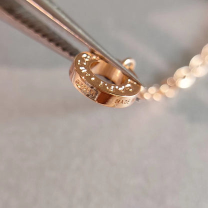 [OAK JURI]ZERO 1 NECKLACE PINK GOLD