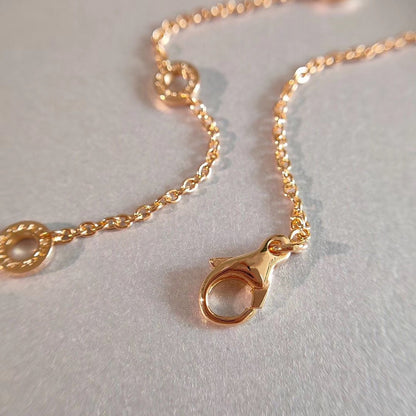 [OAK JURI]ZERO 1 NECKLACE PINK GOLD