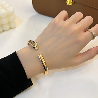 [OAK JURI]PANTHERE GOLD OPEN BRACELET