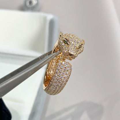 [OAK JURI]PANTHERE PINK GOLD DIAMOND RING