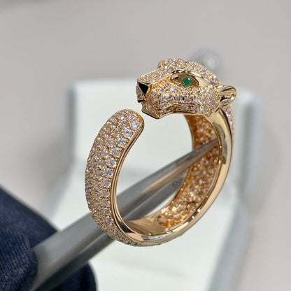 [OAK JURI]PANTHERE PINK GOLD DIAMOND RING
