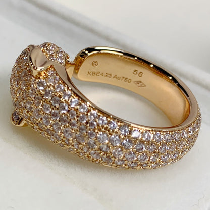 [OAK JURI]PANTHERE PINK GOLD DIAMOND RING