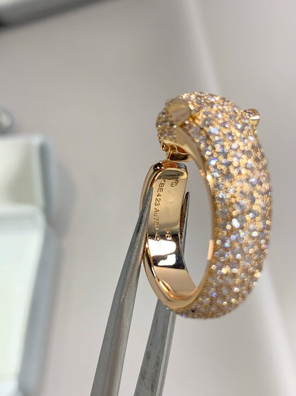 [OAK JURI]PANTHERE PINK GOLD DIAMOND RING