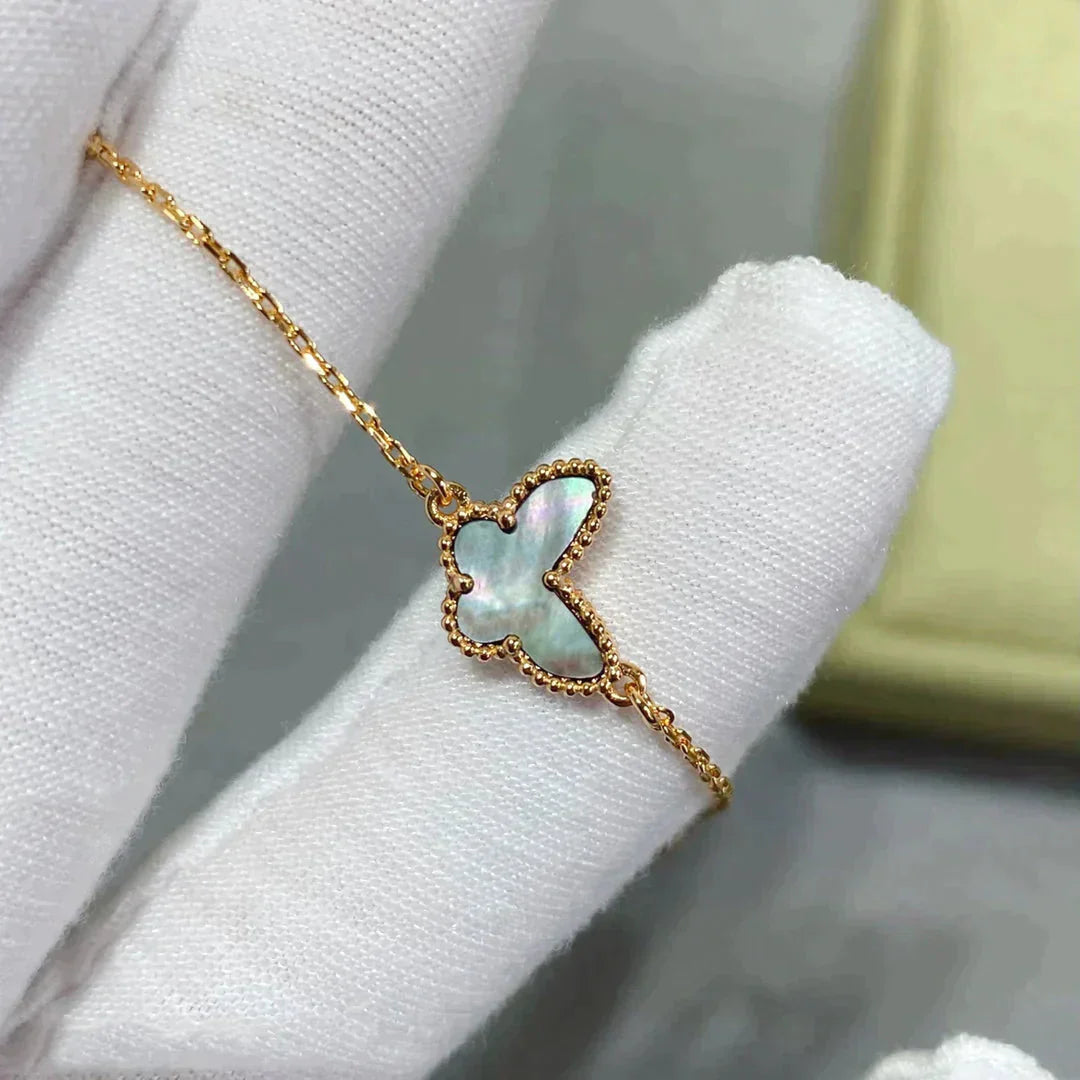 [OAK JURI]BUTTERFLY DARK MOP BUTTERFLY BRACELET