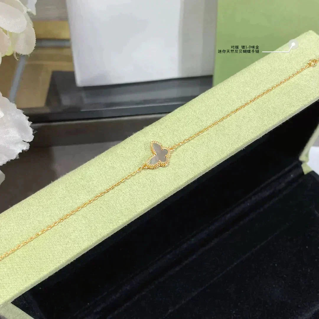 [OAK JURI]BUTTERFLY DARK MOP BUTTERFLY BRACELET