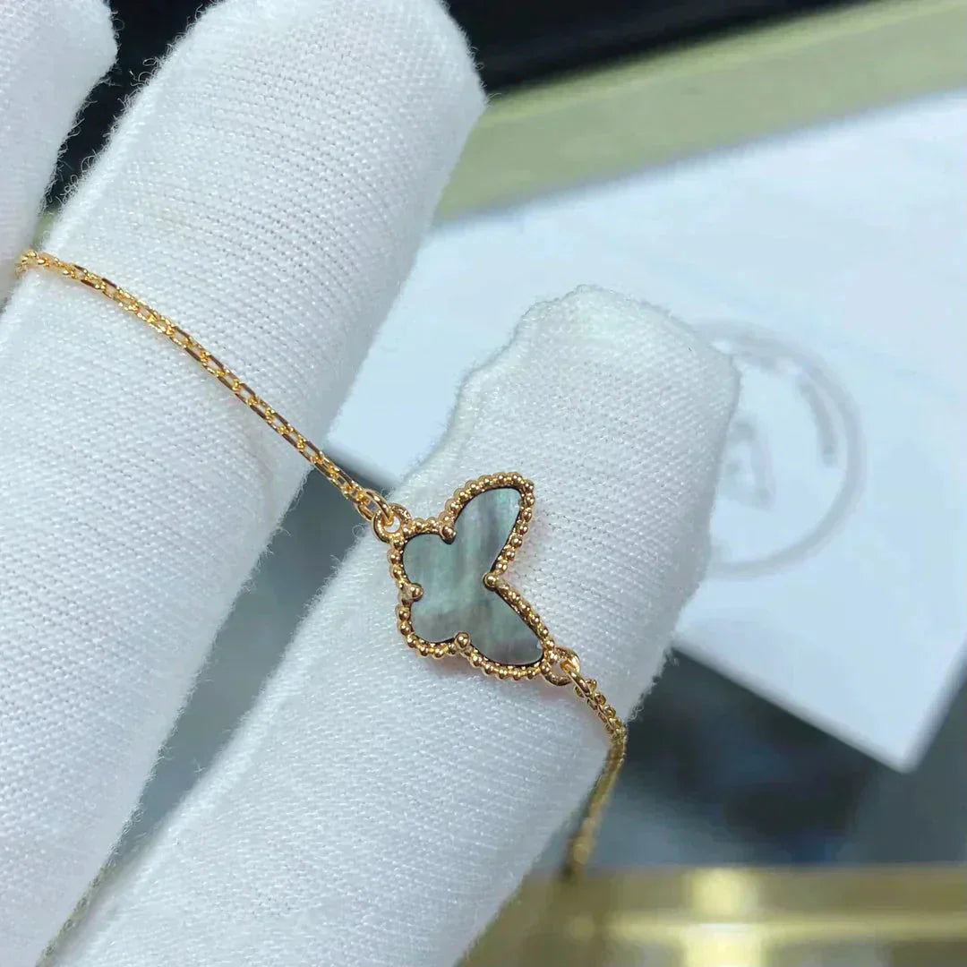 [OAK JURI]BUTTERFLY DARK MOP BUTTERFLY BRACELET