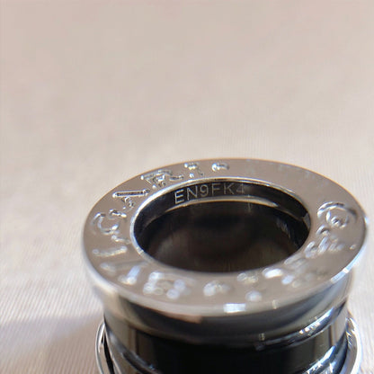 [OAK JURI]ZERO 1 BLACK CERAMIC SILVER NECKLACE